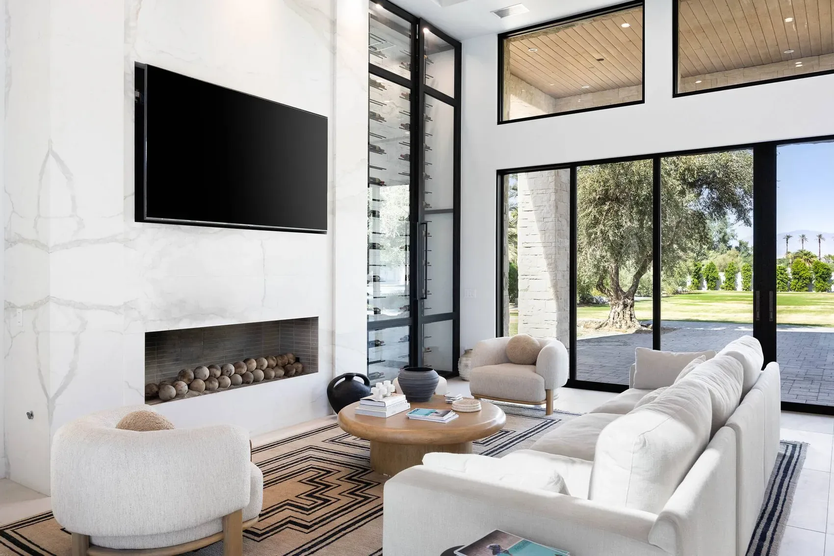 Inside the estate