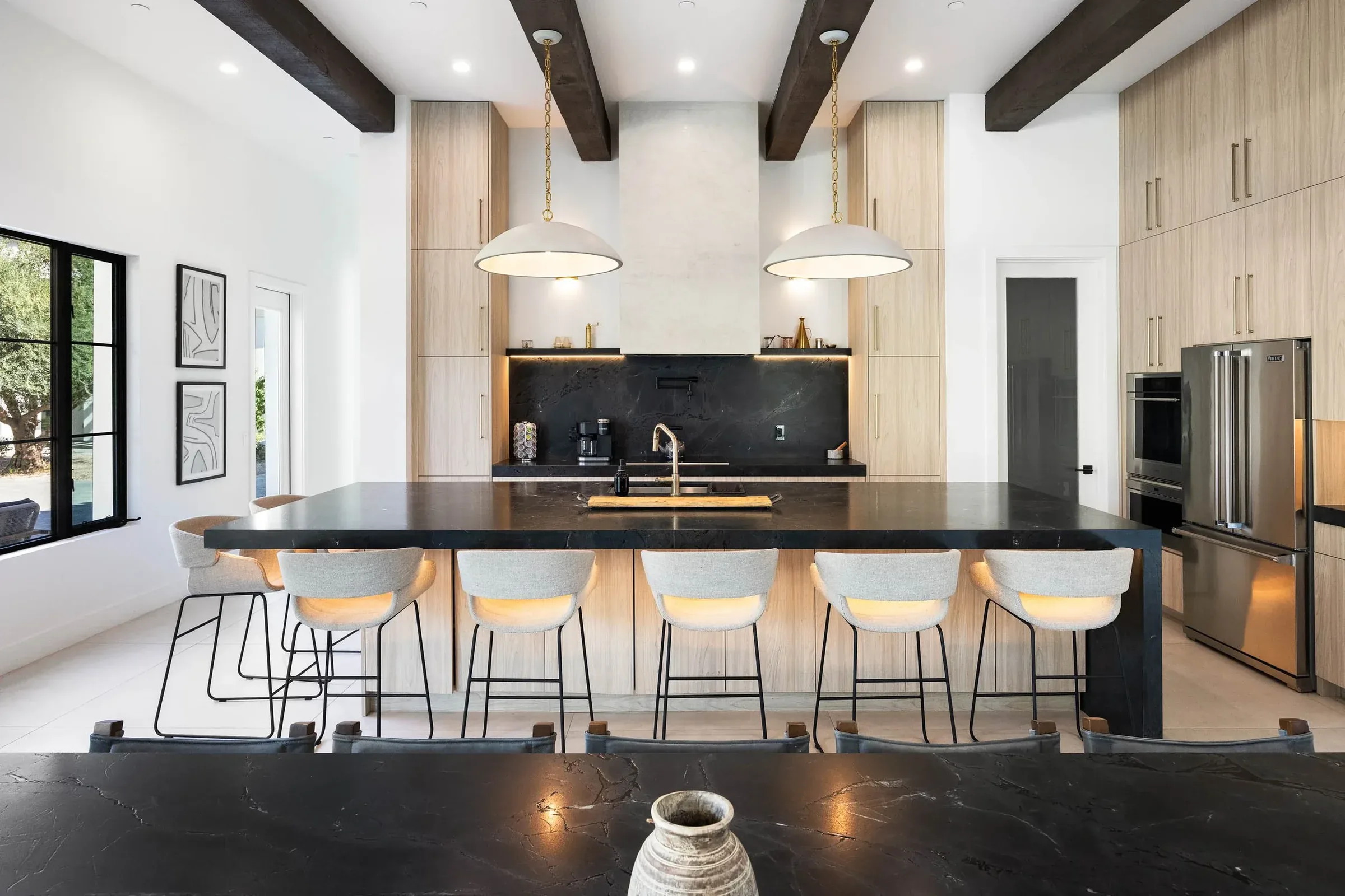 The kitchen island