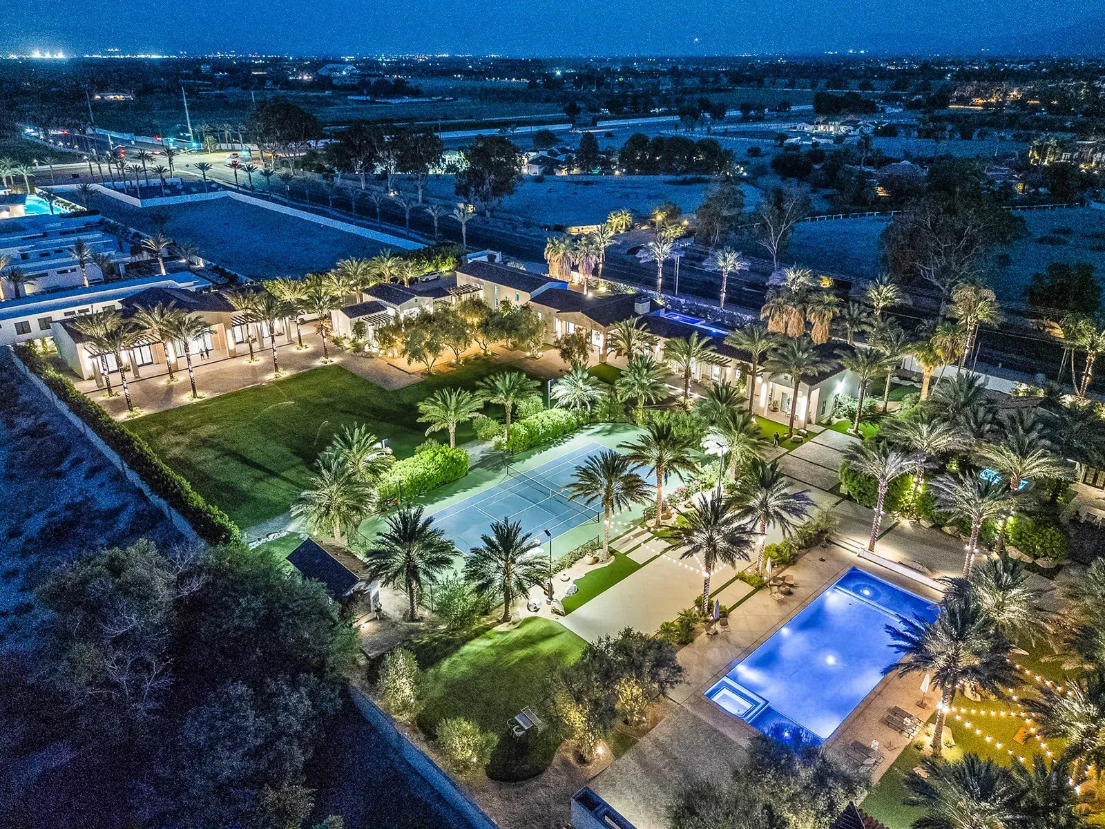 Seven acres, from the air