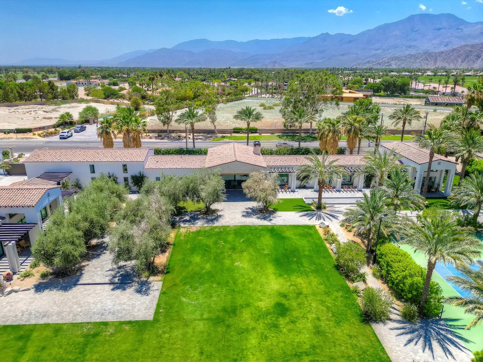 Seven acres, from the air