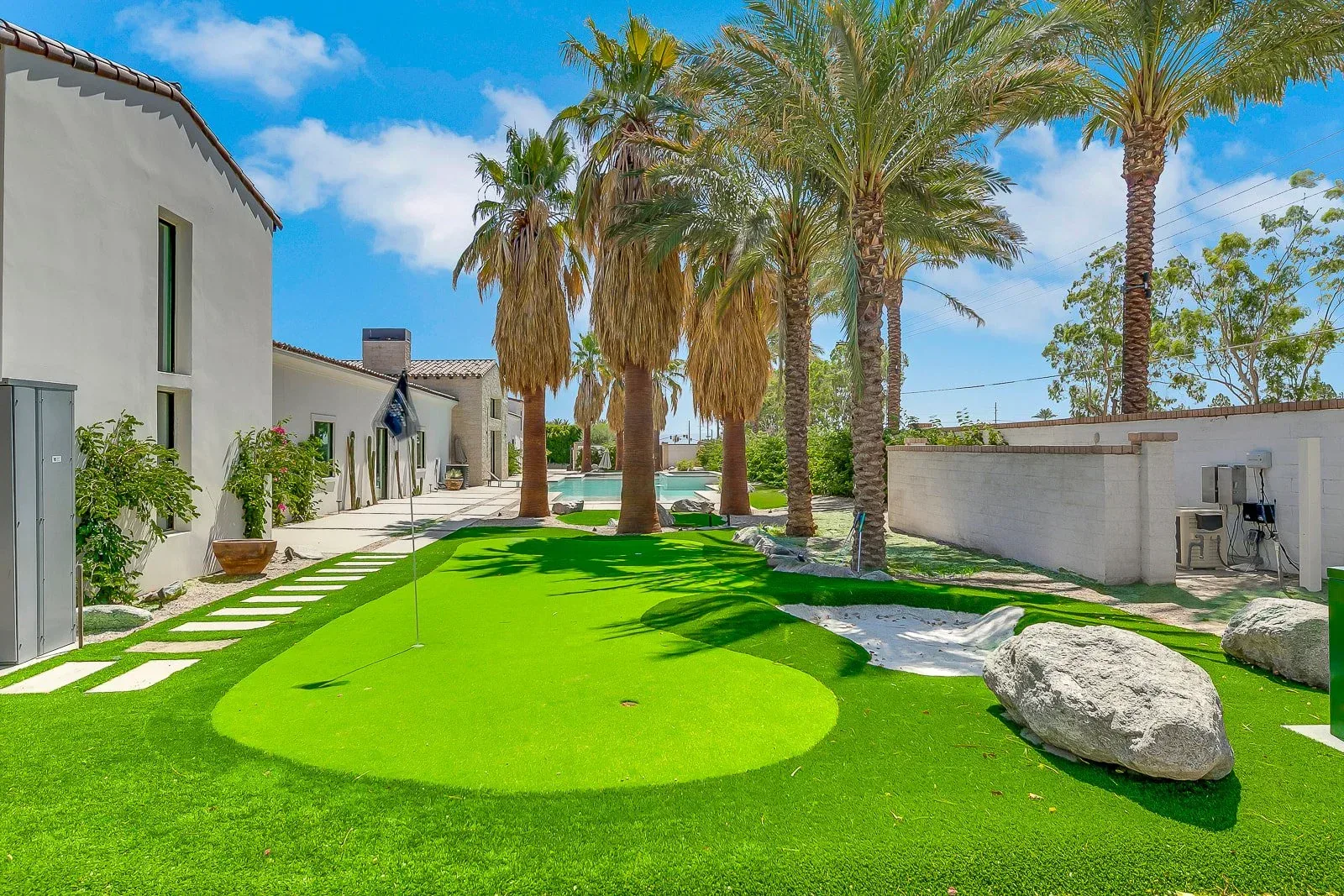 The putting green