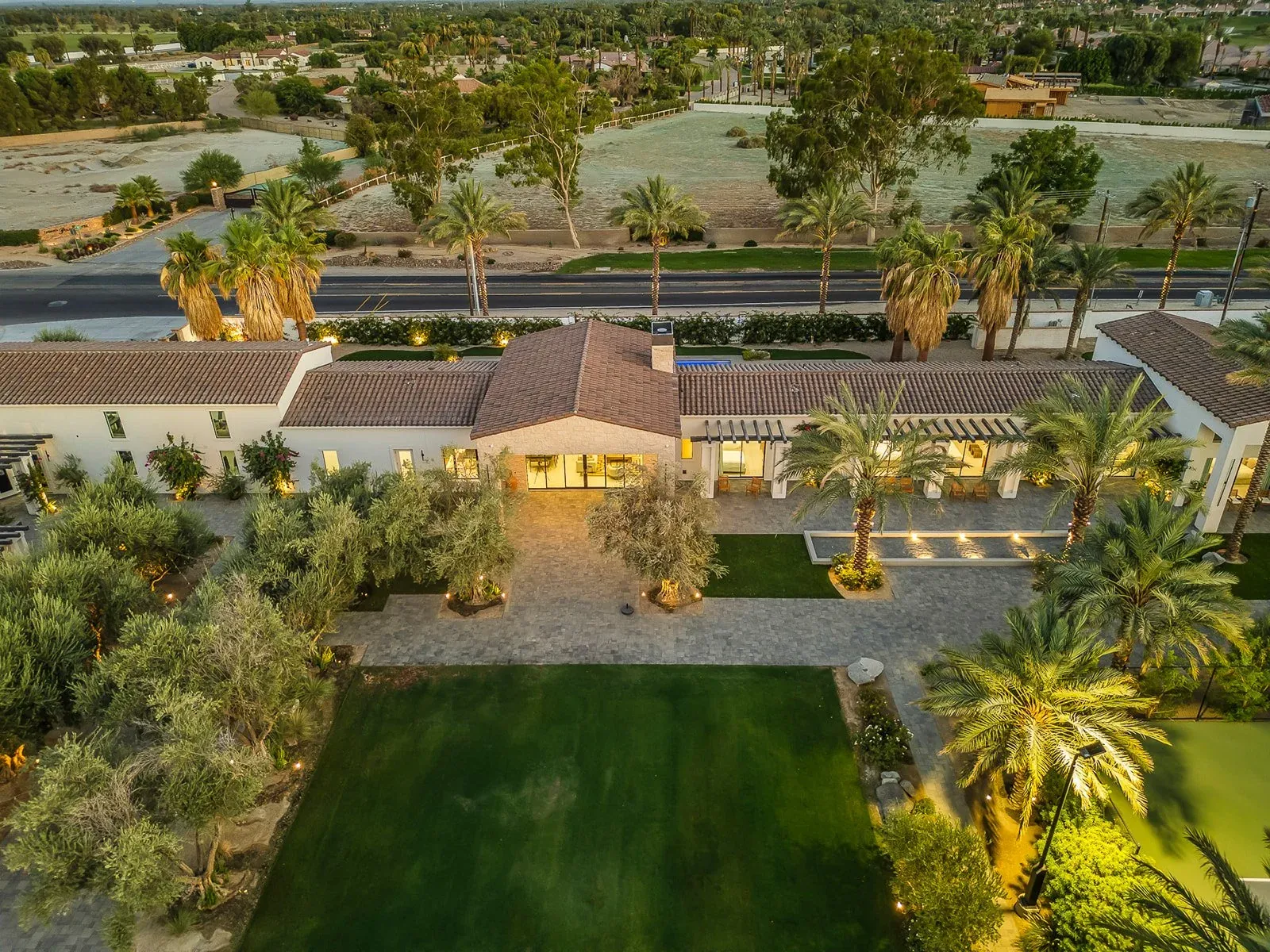 The property from the air