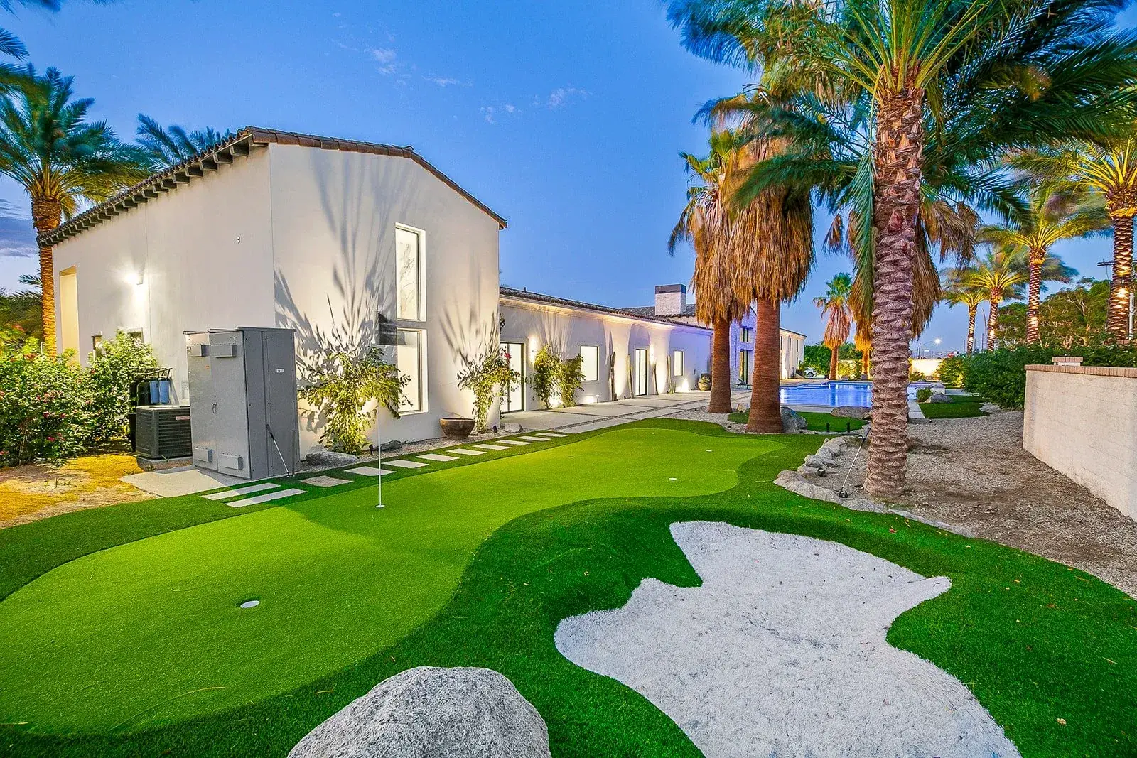 The putting green